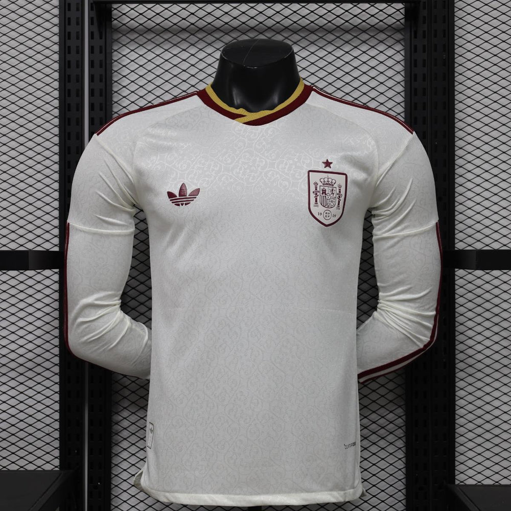 Maillot Espagne Extérieur Manches Longues 2026 — Player