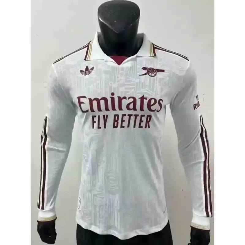 Maillot Arsenal Exterieur 2 Manches Longues 2025/2026 — Player