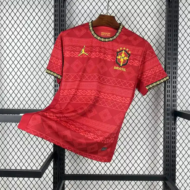 Maillot Brésil Jordan Rouge 2025/2026