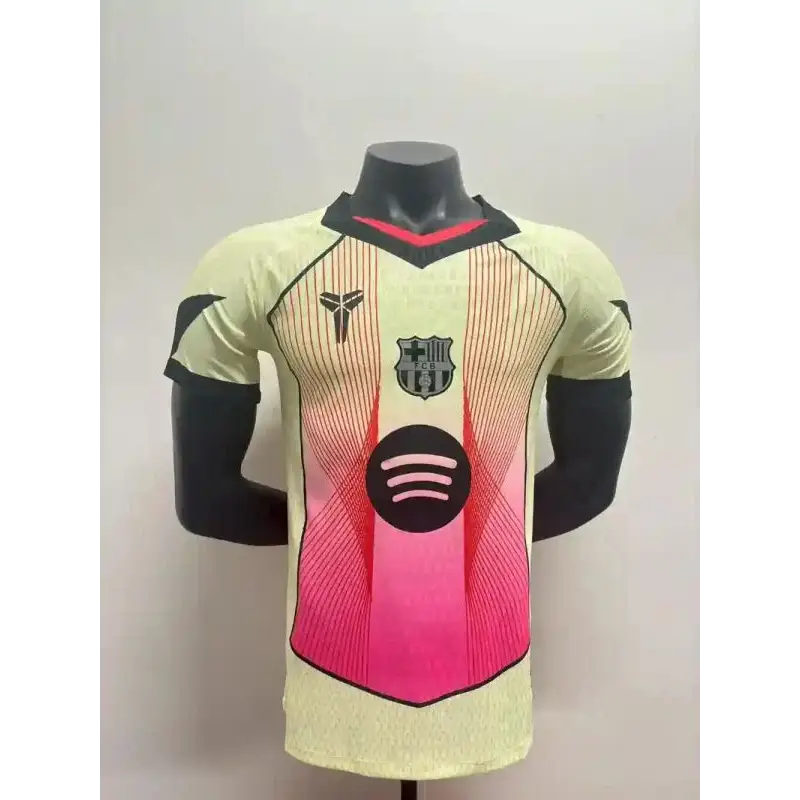 Maillot FC Barcelone Spécial Edition Jaune/Rose 2025/2026 — Player