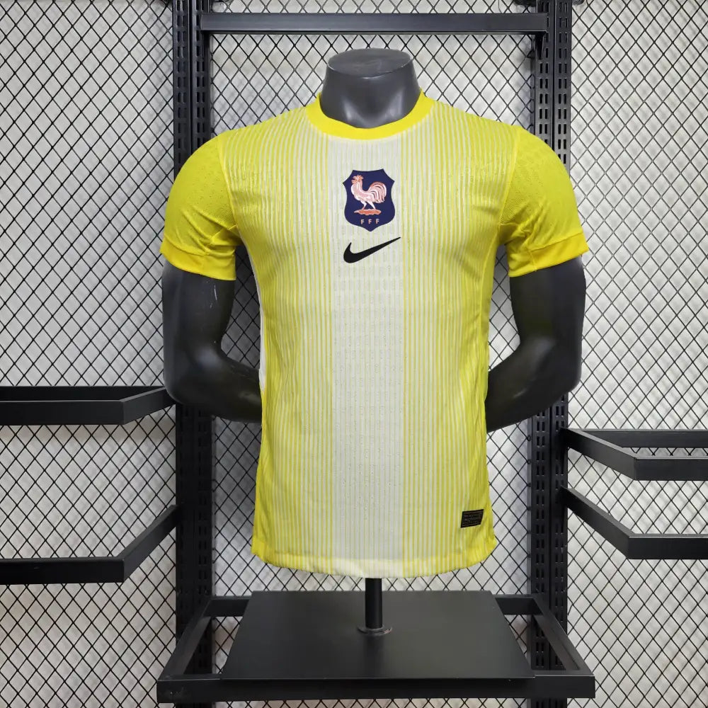 Maillot France Gardien Jaune 2025/2026 — Player