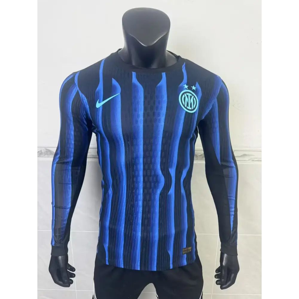 Maillot Inter Milan Domicile Manches Longues 2025/2026 — Player