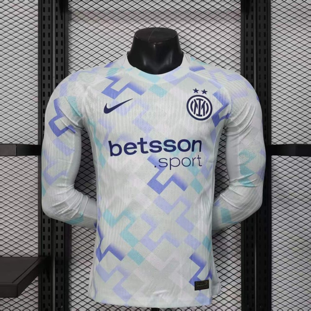 Maillot Inter Milan Extérieur Manches Longues 2025/2026 — Player