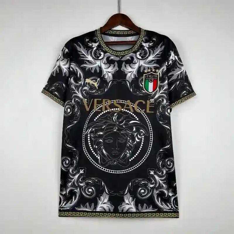 Maillot Italie Versace Noir 2023