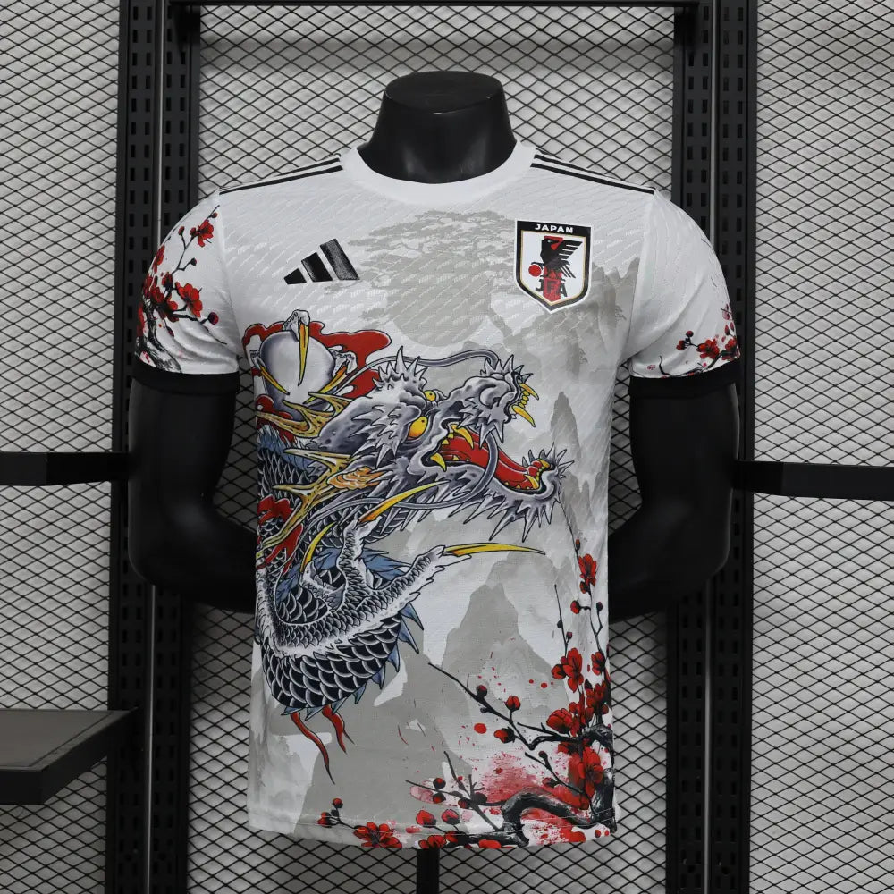 Maillot Japon Concept Dragon Gris/Blanc
