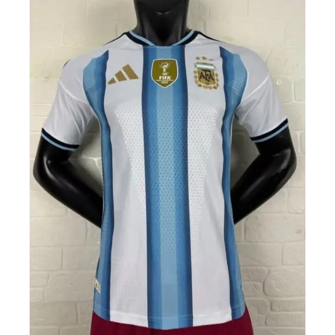 Maillot Argentine Coupe du Monde 2026 Domicile Patch Champions du Monde — Player