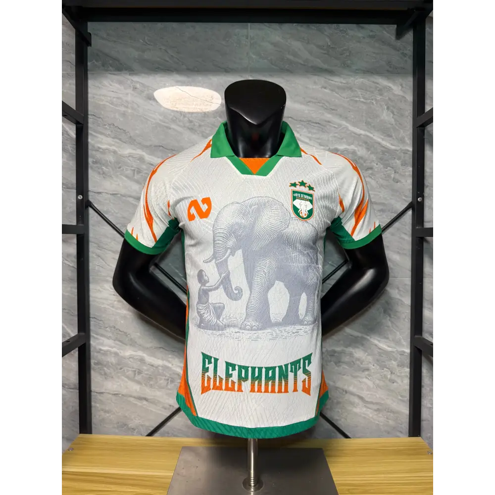 Maillot Cote d'Ivoire Concept Blanc Elephant 2025/2026 — Player