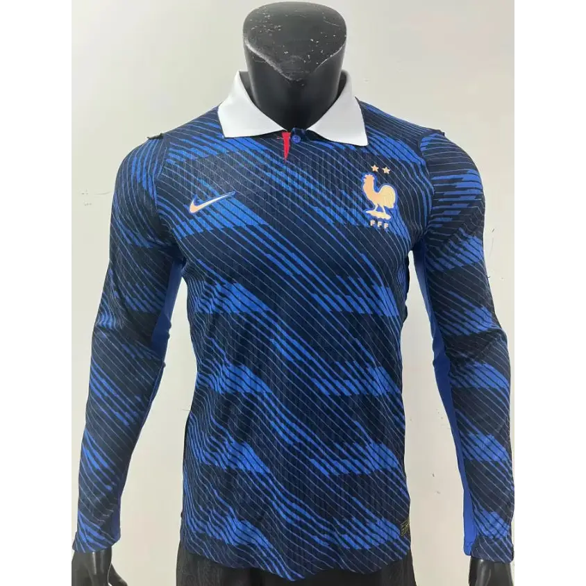 Maillot France Domicile Manches Longues Coupe du Monde 2026 — Player