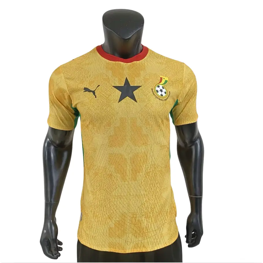 Maillot Ghana concept jaune Coupe du Monde 2026 — Player