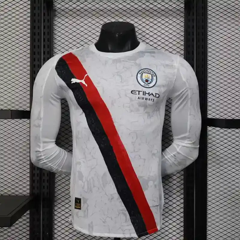 Maillot Manchester City Extérieur Manches Longues 2025/2026 — Player