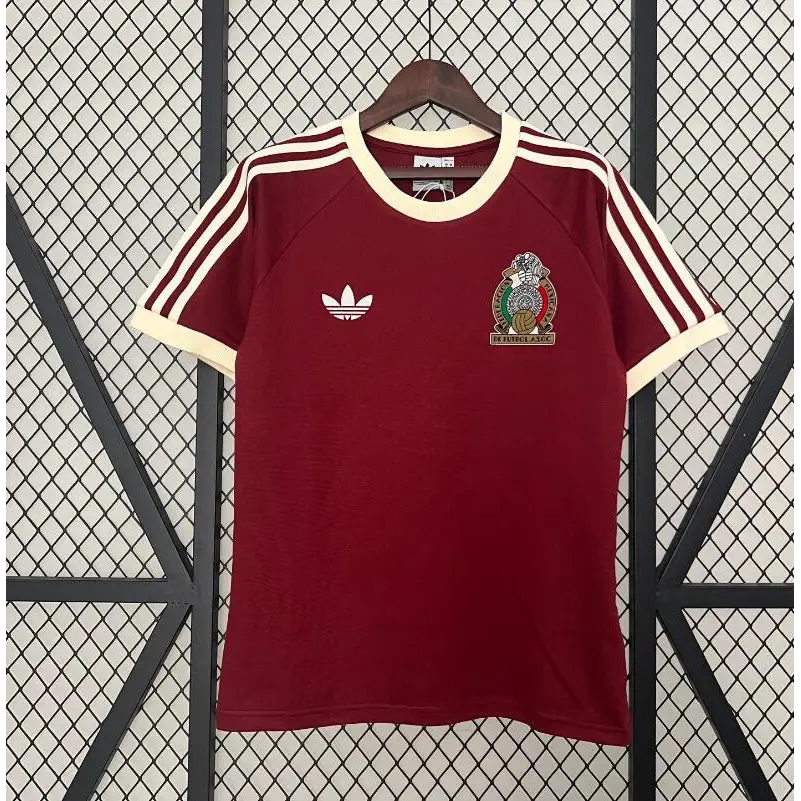 Maillot Mexique Retro Edition Spéciale Rouge & Beige