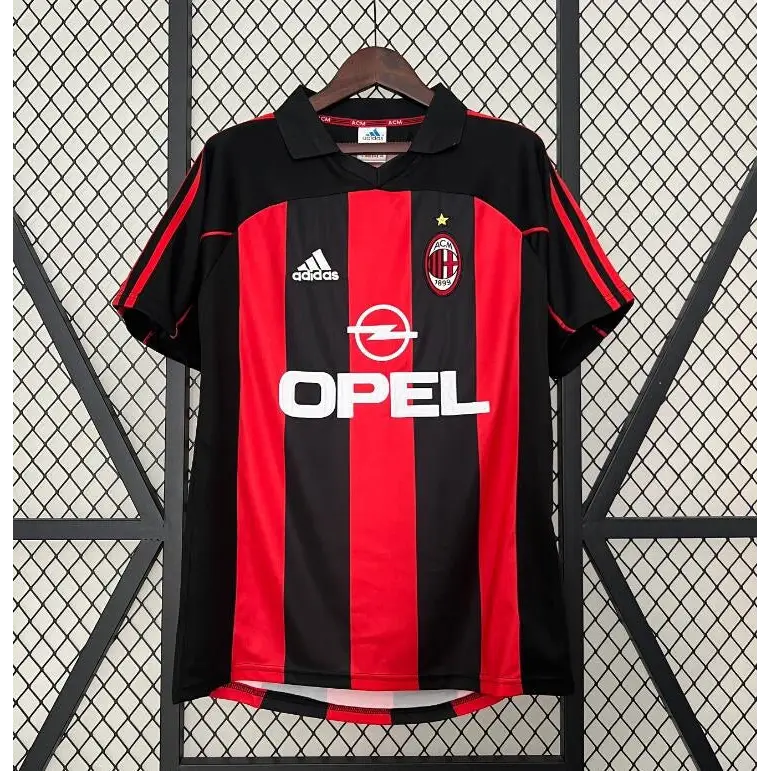 Maillot Milan AC Domicile Retro 2001/2002