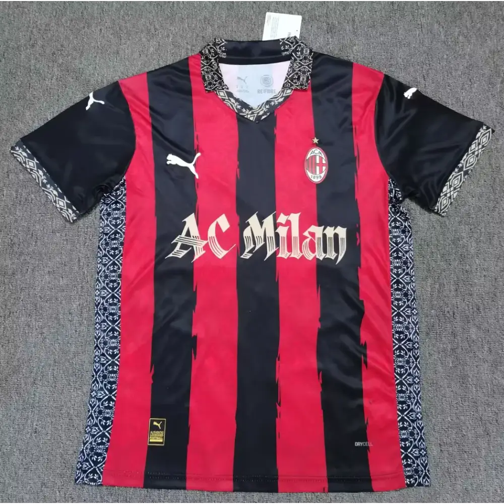 Maillot Milan AC Rouge/Noir 2025/2026