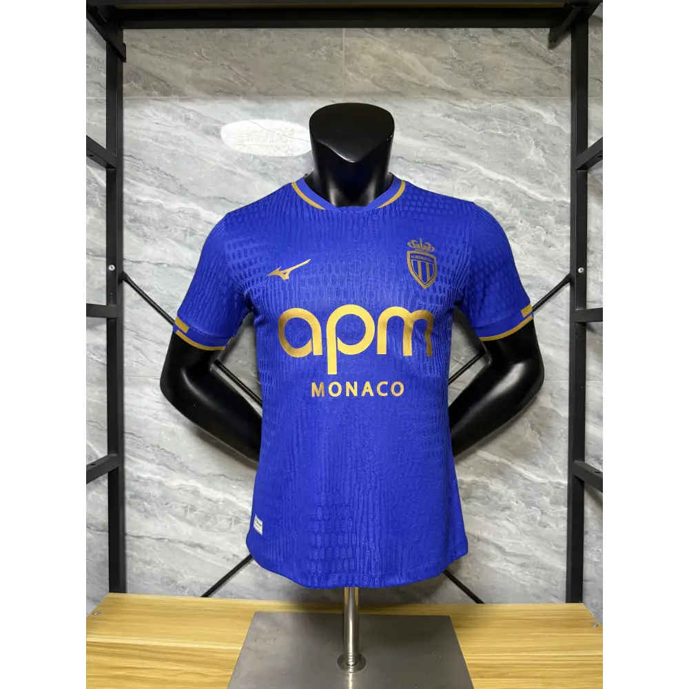 Maillot Monaco Extérieur Bleu 2025/2026 — Player