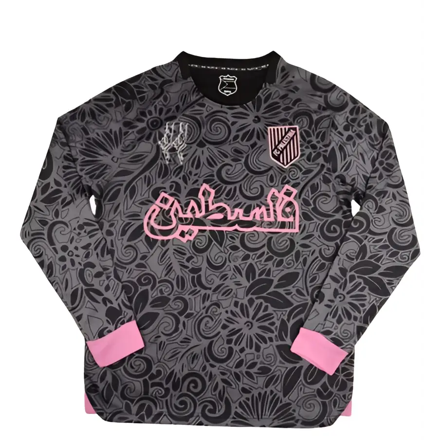 Maillot Palestine Manches Longues Noir Farrah Azam