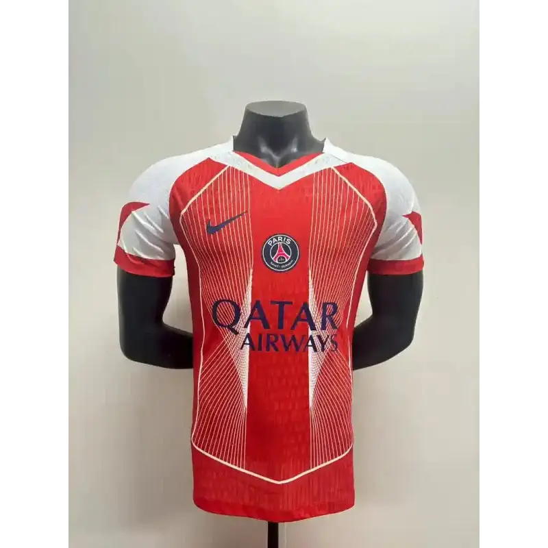 Maillot PSG Paris-Saint-Germain Edition Spécial Rouge/Blanc 2025/2026 — Player