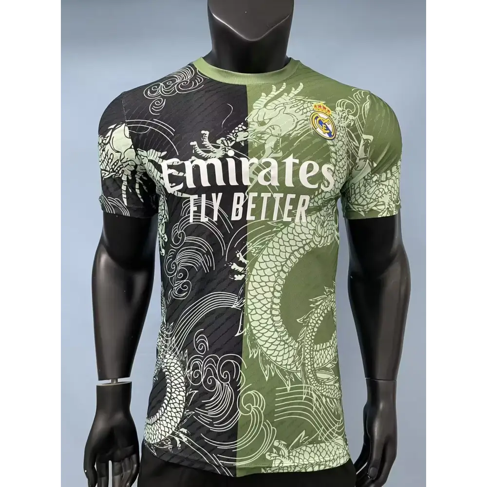 Maillot Real Madrid Vert/Noir Dragon 2025/2026 — Player