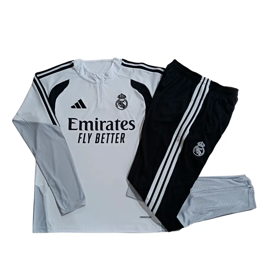 Survêtement Enfant Real Madrid blanc 2026