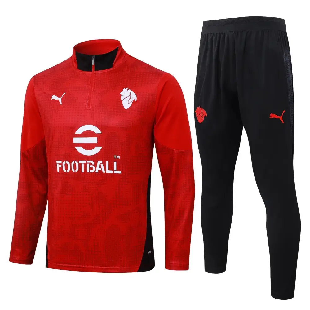 Survêtement Milan AC rouge 2025