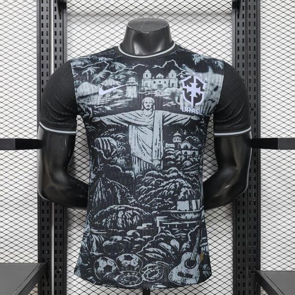 Maillot Bresil Cristo Redentor Black 2026/2027 — Player