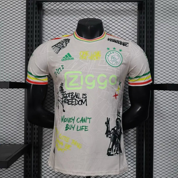 Maillot Ajax Amsterdam Bob Marley khaki 2025/2026