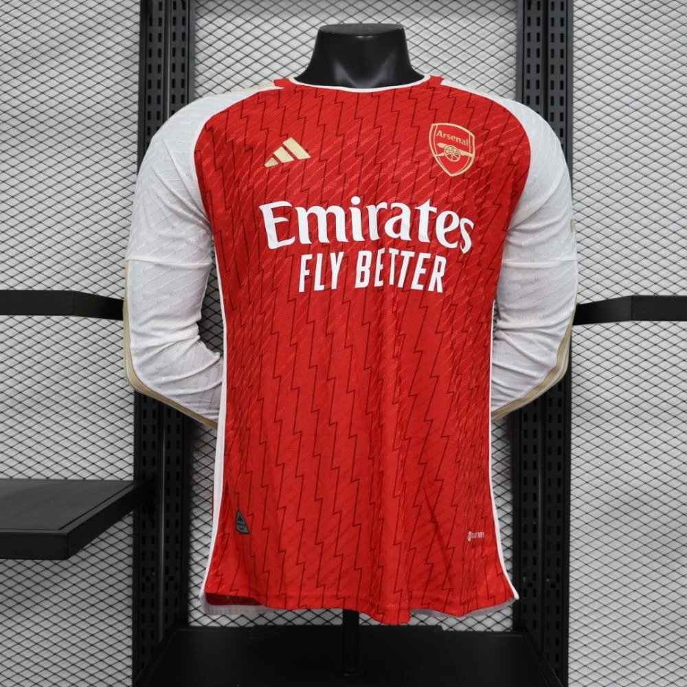 Maillot Arsenal Domicile Manches Longues 2023/2024 — Player