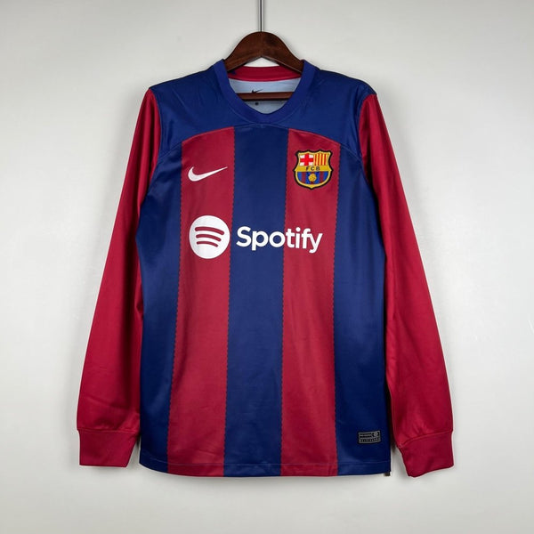 Maillot Barca Domicile Manches Longues 2023/2024