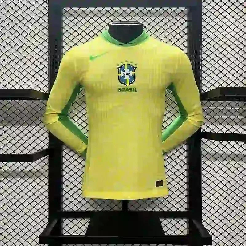 Maillot Brazil Domicile Manches Longues 2024 — Player