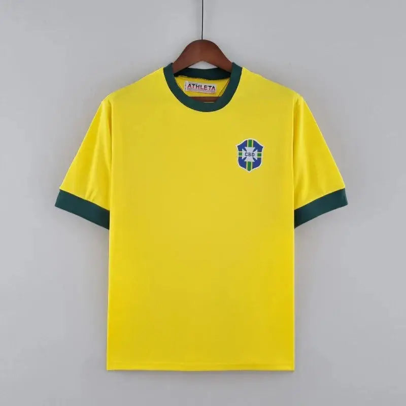Maillot Brésil Domicile Retro 1970