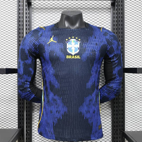 Maillot Bresil Extérieur Manches Longues 2026 — Player