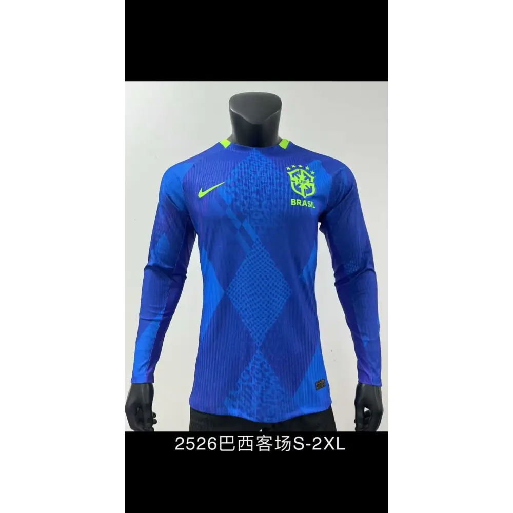 Maillot Brésil Extérieur Manches Longues 2025/2026 — Player