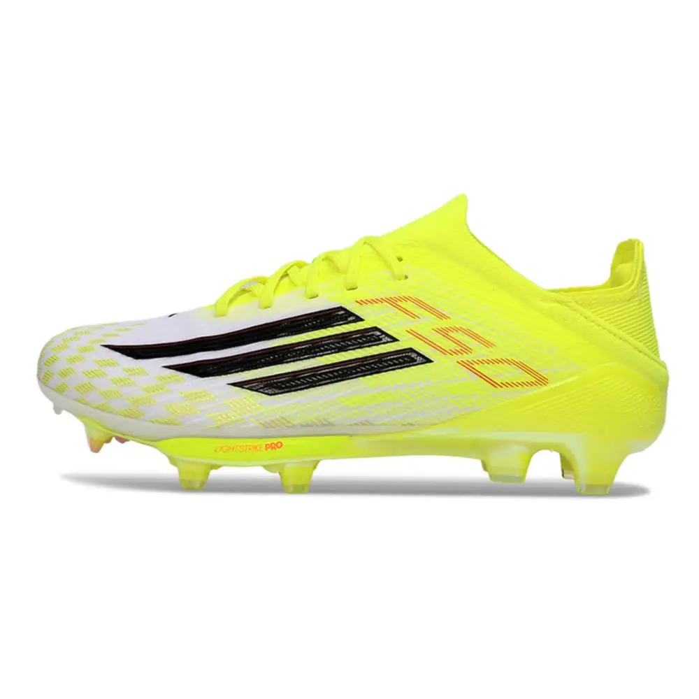 Maillot Crampons Adidas F50 Jaune et Blanche