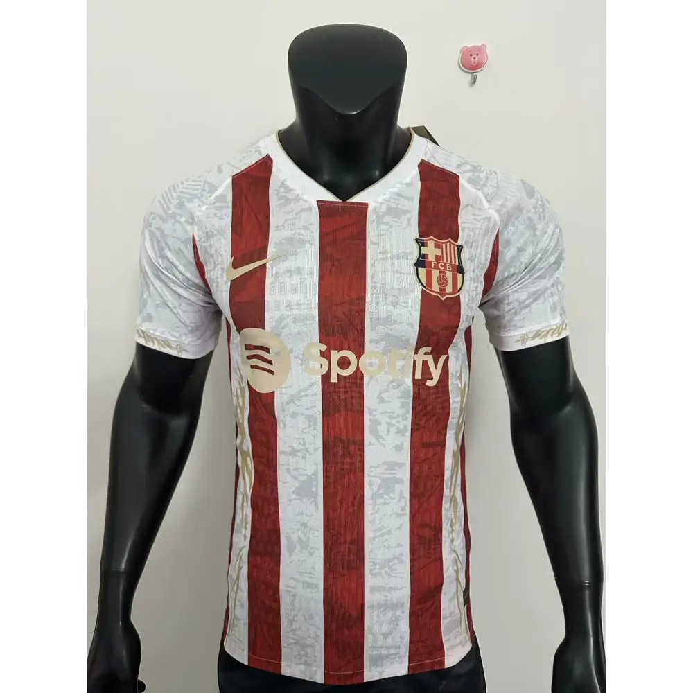 Maillot FC Barcelone Rouge/Blanc 2025/2026 — Player