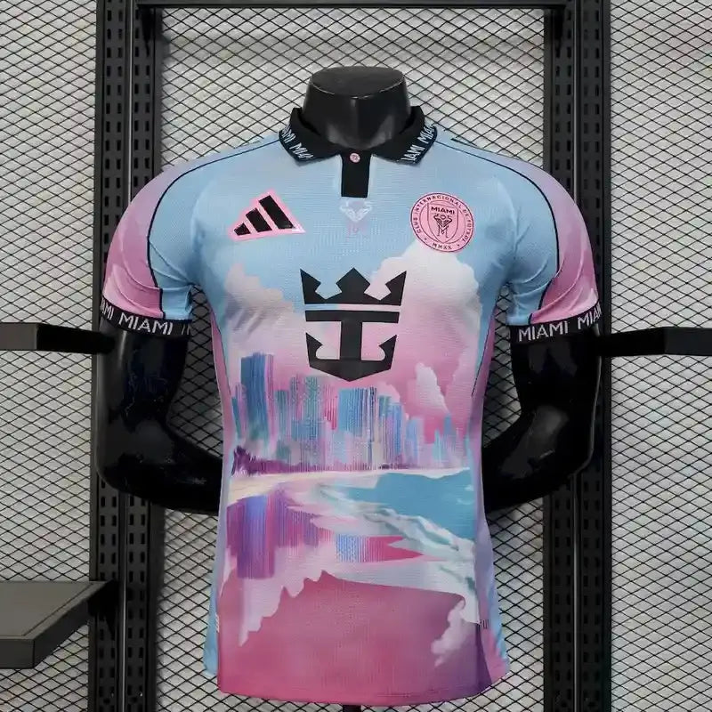 Maillot Inter Miami CF Edition Bleu/Rose 2025/2026 — Player