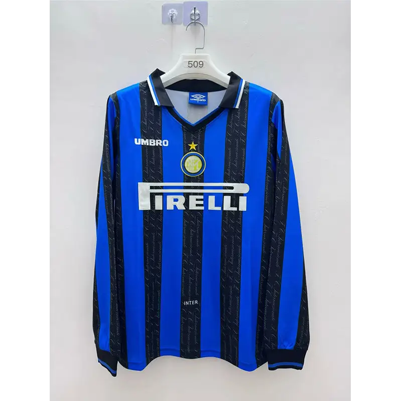 Maillot Inter Milan Domicile Manches Longues Retro 1997/1998