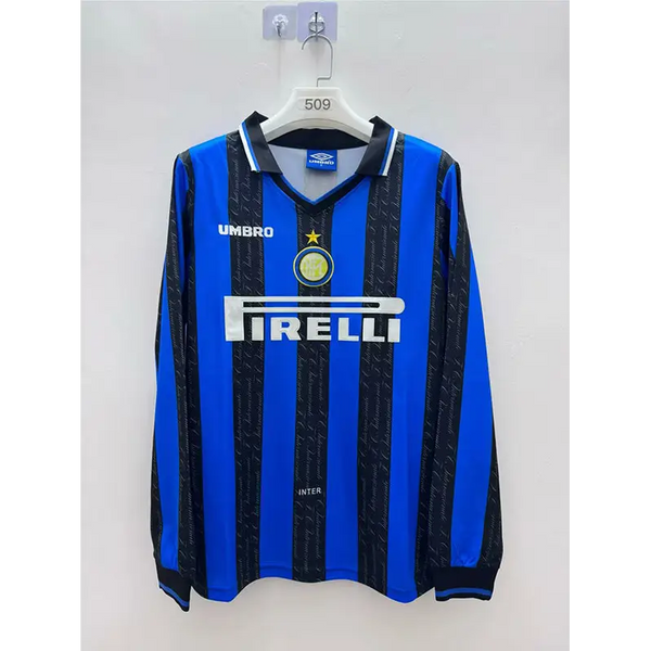 Maillot Inter Milan Domicile Manches Longues Retro 1997/1998