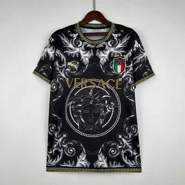 Maillot Italie Versace Noir 2023