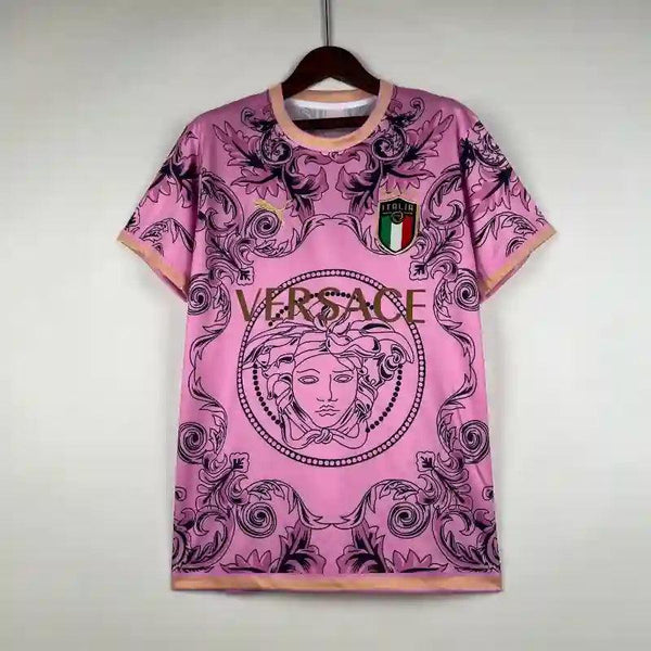 Maillot Italie Versace Rose 2023