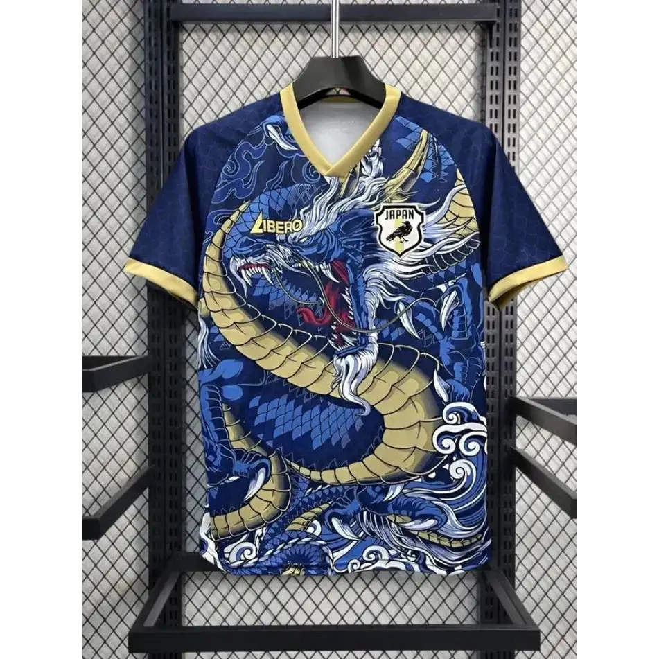 Maillot Japon Concept Dragon Blue Gold
