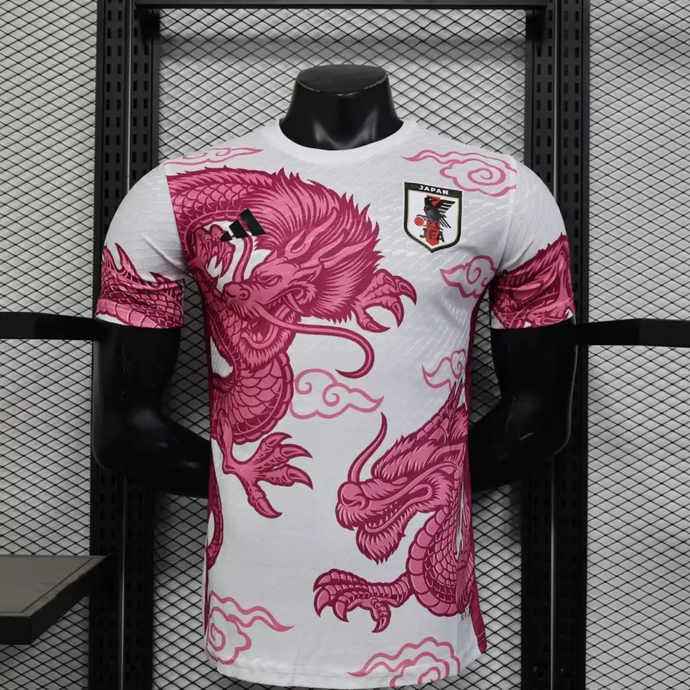 Maillot Japon Concept Dragon Rose/Blanc