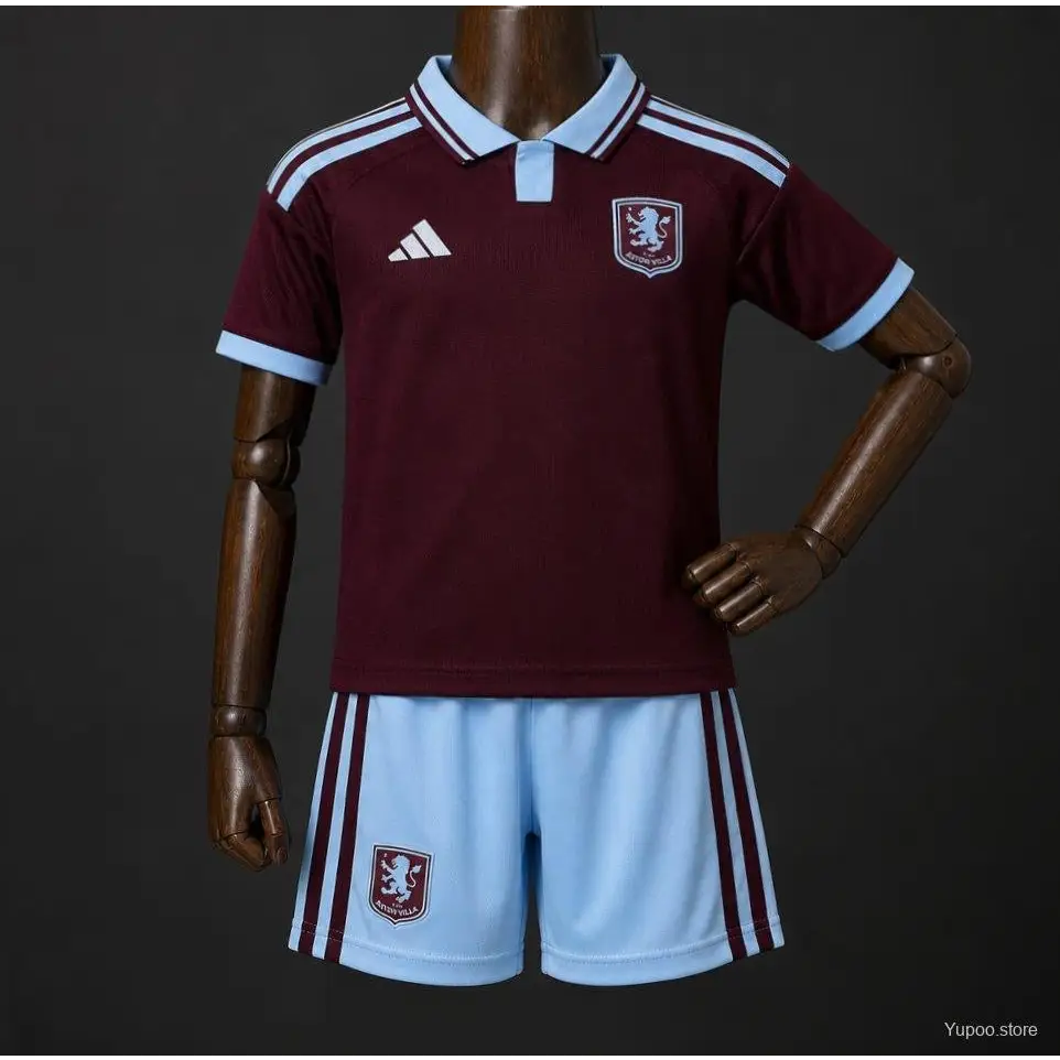 Kit enfant Aston Villa domicile 2026/2027