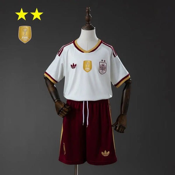 Kit enfant Espagne Extérieur Coupe du Monde 2026 2 étoiles