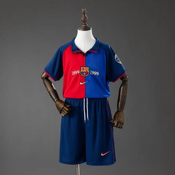 Kit Enfant FC Barcelone 100th anniversary Domicile