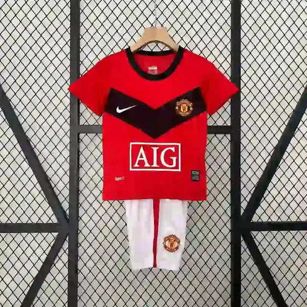 Kit Enfant Manchester United Domicile Retro 2009/2010