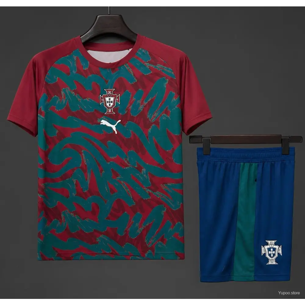 Kit enfant Portugal Coupe du Monde 2026 pré match
