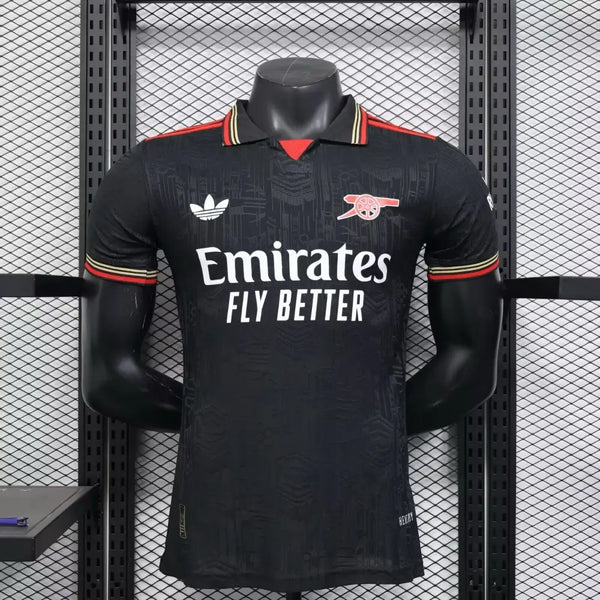 Maillot Arsenal Noir 2025/2026 — Player