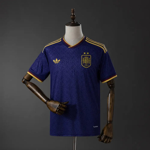 Maillot Espagne Coupe du Monde 2026 Extérieur Concept 2 étoiles Bleu