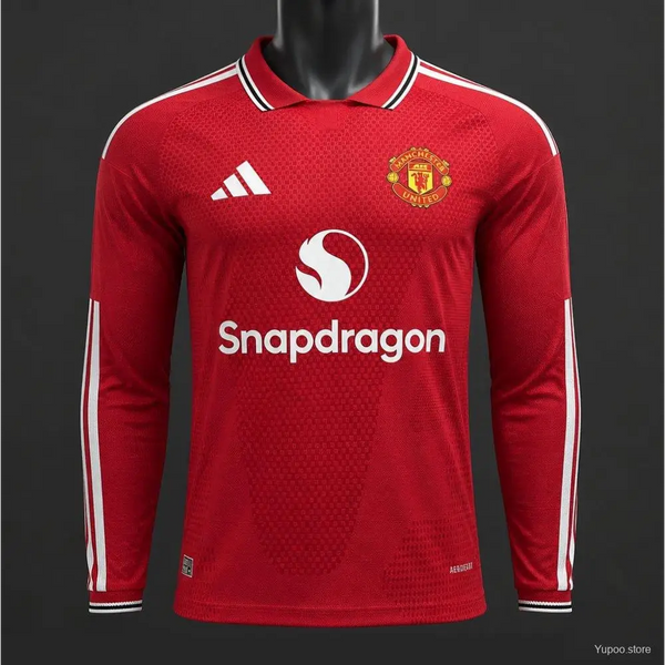 Maillot Manchester United Domicile 2026/2027 manches longues — Player