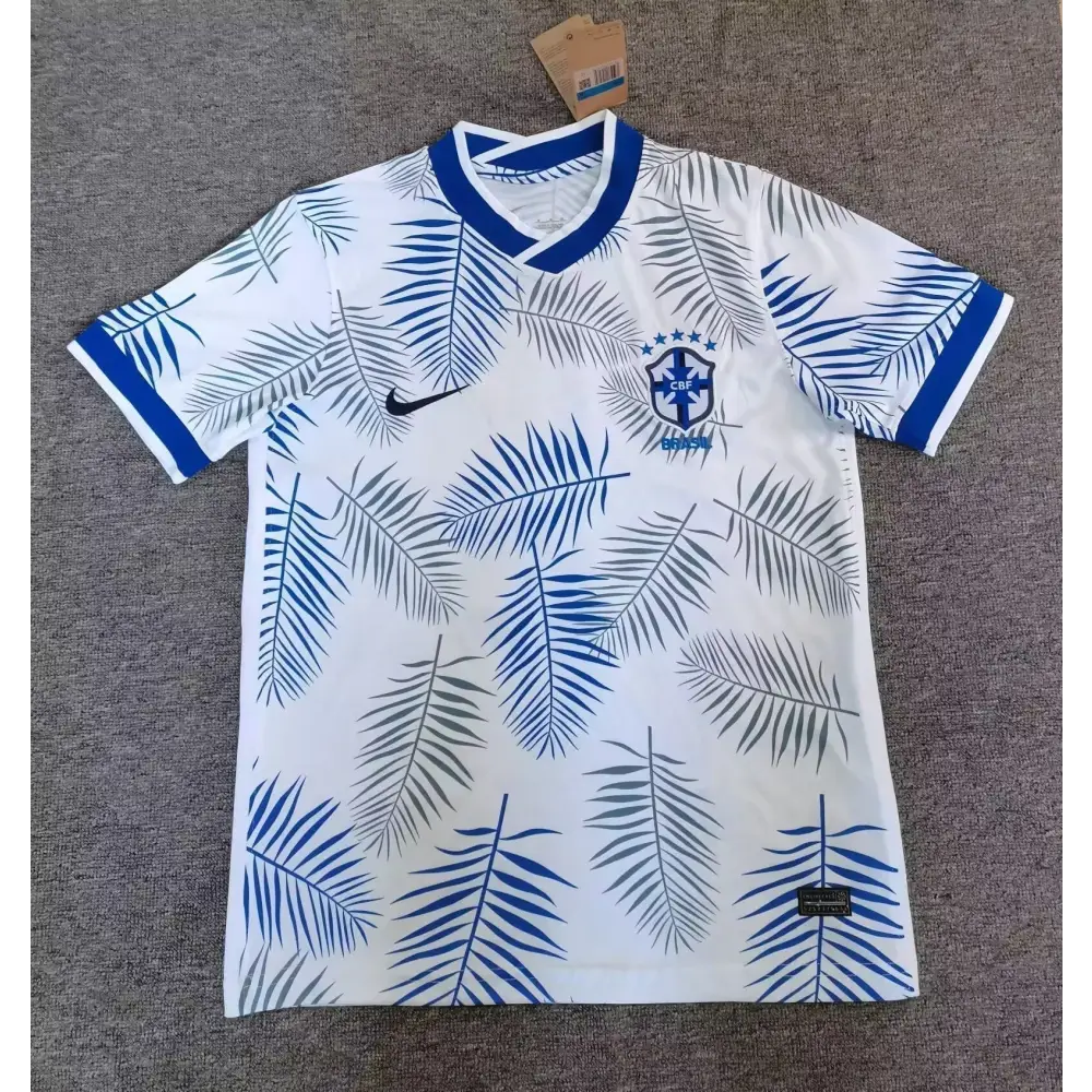 Maillot Maillots Brésil Blanc fleurs 2025/2026