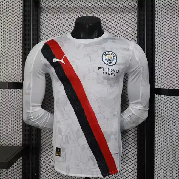 Maillot Manchester City Extérieur Manches Longues 2025/2026 — Player